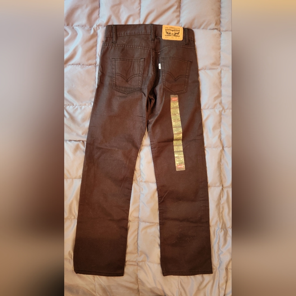 Brand New Boys Levi 514 Straight Reg Size 10 25x25
